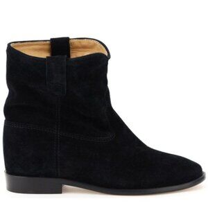 EUC Isabel Marant Black Suede Crisi Boot Sz 39